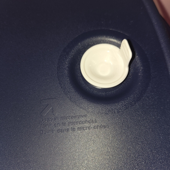 Tupperware Divided Rectangular Vent N Serve Container - Picture 3 of 4